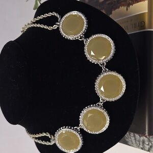 Banana Republic Faux Gem Statement Necklace